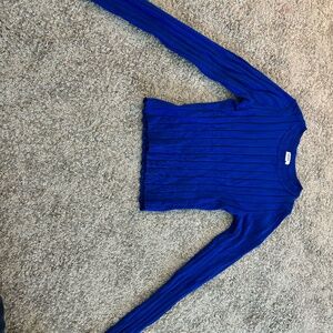 Blue garage long sleeve